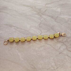 ✨ J.Crew Green Rhinestones Crystals Dot Statement Bracelet ✨